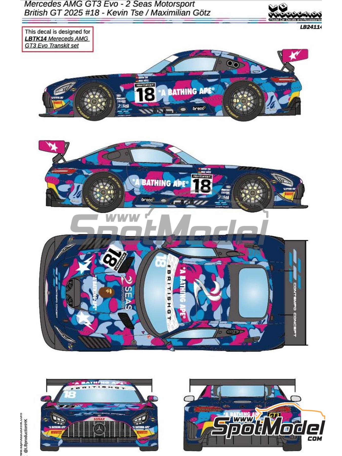 コ*ル様 タミヤ AMG GT3 EVO / GSR 2025 ステッカー セッ コ*ル様 タミヤ AMG GT3 EVO / GSR 2025 ステッカー セッ 商品の説明TAMIYA